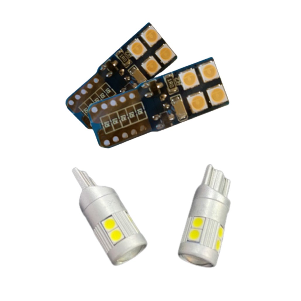 D38_8晶 T10 LED (紅光) ※汽機