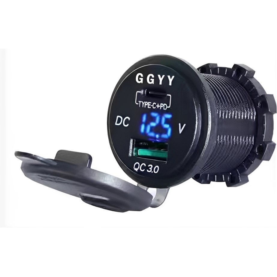 E8-3_升級款3.0外掛TYPE-C+USB+電壓表