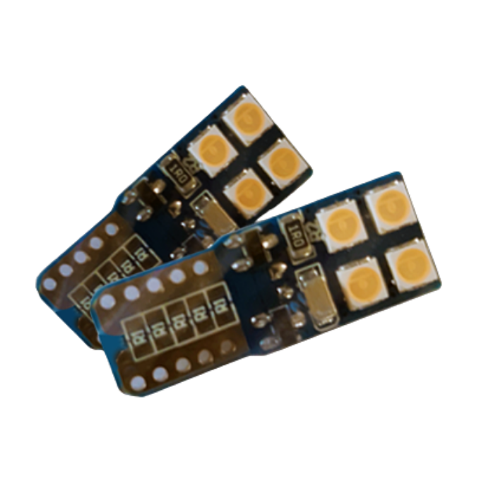 D33_8晶  T10 LED (白光) ※汽機